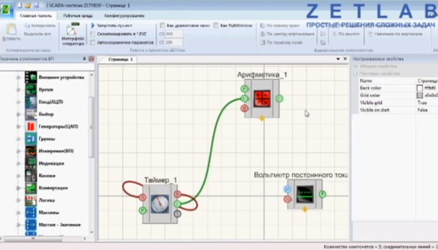 Знакомство со SCADA системой ZETVIEW