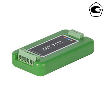 ZET 7111-L измерительный модуль для LVDT датчиков; интерфейс CAN 2.0