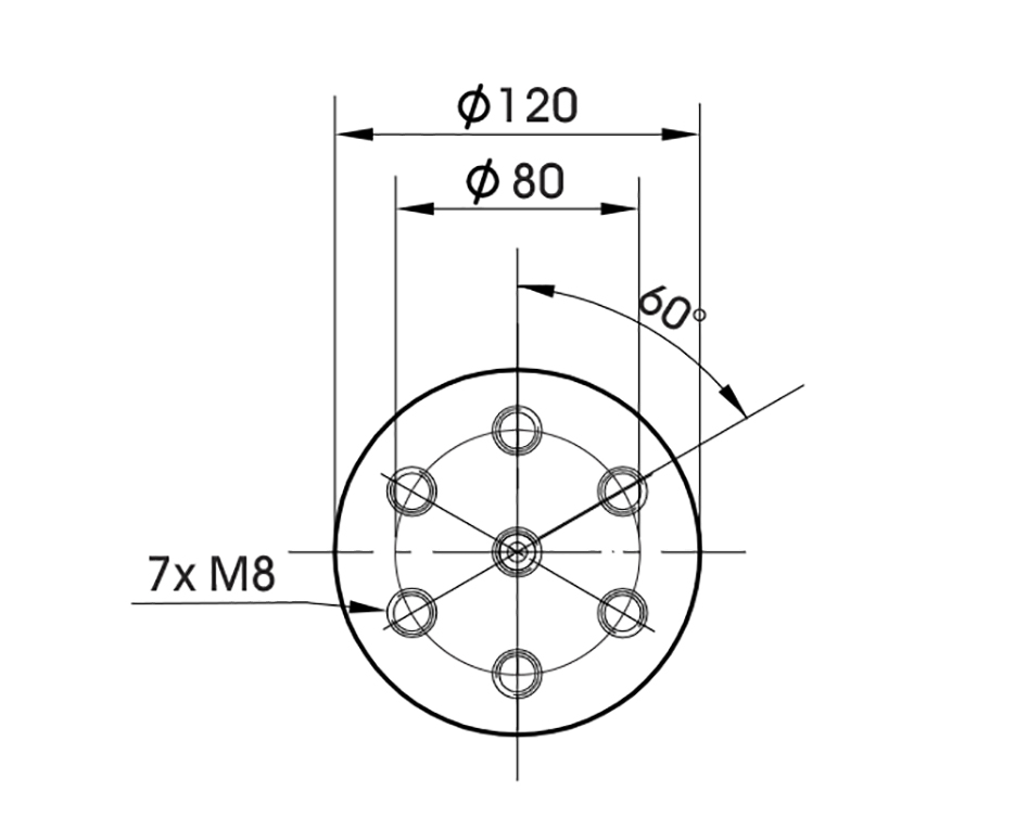 Габаритные размеры TV 50350LS-120 арматура