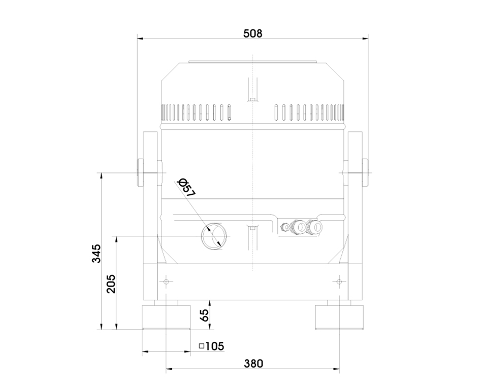 Габаритные размеры TV 50350LS-120