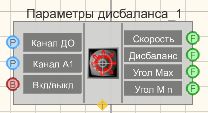 Параметры дисбаланса - Режим проектировщика